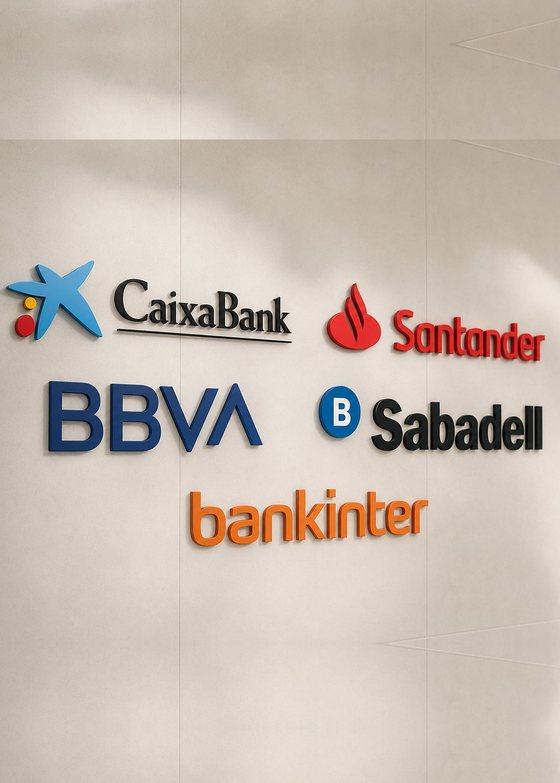 Logos des banques espagnoles partenaires